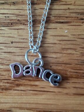 NWT Tibetan Silver Small "Dance" Pendant 18" Necklace